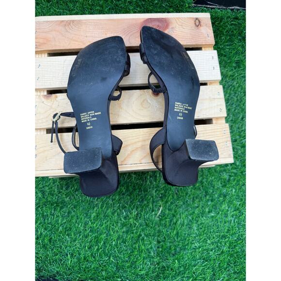 Unlisted - Open Toe Heels- Black- Size 6.5W - Picture 9 of 10